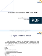 Gerando PDF com PHP