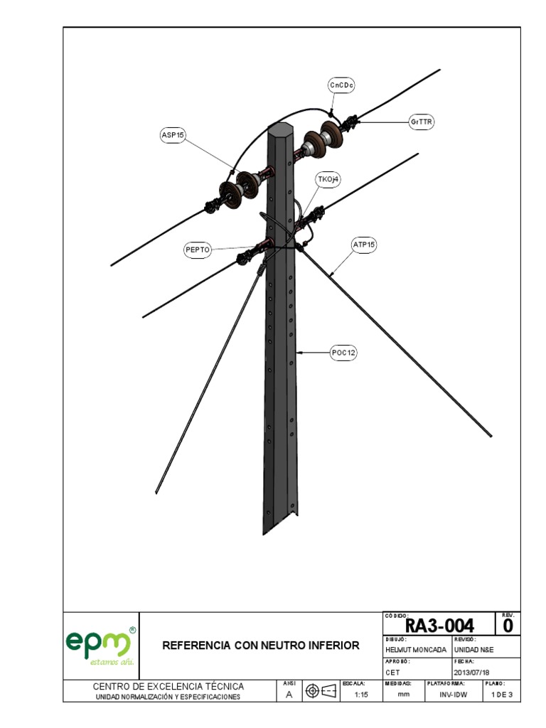 Especificaciones RA3-004 y Materiales | PDF | Electricidad | Ingeniería ...