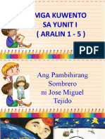 Filipino Subject Ni Jose Miguel Sa Aralin Panlipunan