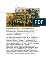 torneo 4ta division 1987-88  estadisticas