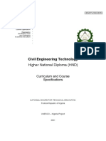 Civil Engineering Technology Higher National Diploma HND