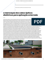 Revista AdNormas - A Fabricação Dos Cabos Ópticos Dielétricos Para Aplicação Enterrada