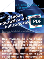 CALIDAD EDUCATIVA Y SUS INDICADORES