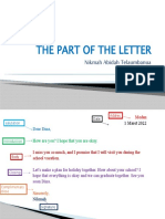 The Part of Letter Nikmah