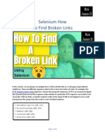 How To Find Broken Links