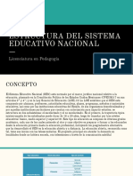 Estructura Del Sistema Educativo Nacional