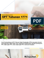 Tutorial SPT 1771 UMKM