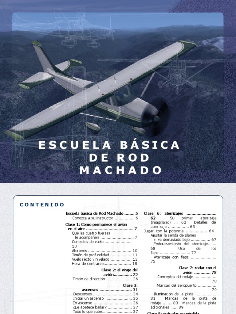 Aeronautica - Manual de Vuelo | PDF | Avión | Alerón