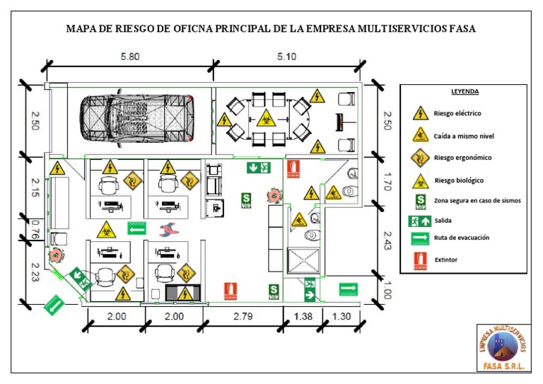 Mapa de Riesgo Oficina Multiservicios FASA | PDF