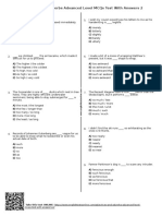 Adjectives and Adverbs Advanced Level MCQs Test With Answers 2