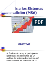 Análisis A Los Sistemas de Medición (MSA) 10.08.16