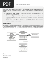 Data Access Object Pattern