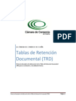 TRD Memoria Descriptiva de Elaboracion TRD Funciones Publicas OCANA 2019