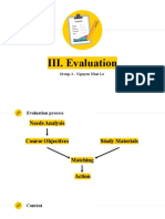 ELT (Material Evaluation)