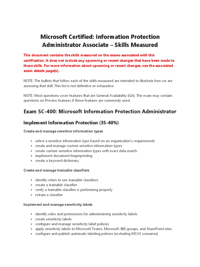 microsoft information protection administrator