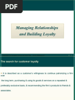 Managing Relationships & Building Loyalty