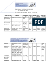 Calendarul Activitatilor Educative