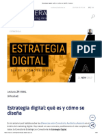 Estrategia Digital Qué Es y Cómo Se Diseña