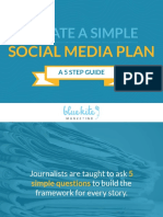 Create A Simple: Social Media Plan