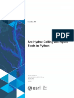 Arc Hydro - Calling Arc Hydro Tools in Python