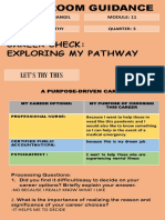 Module 11 - Career Check Exploring My Pathway