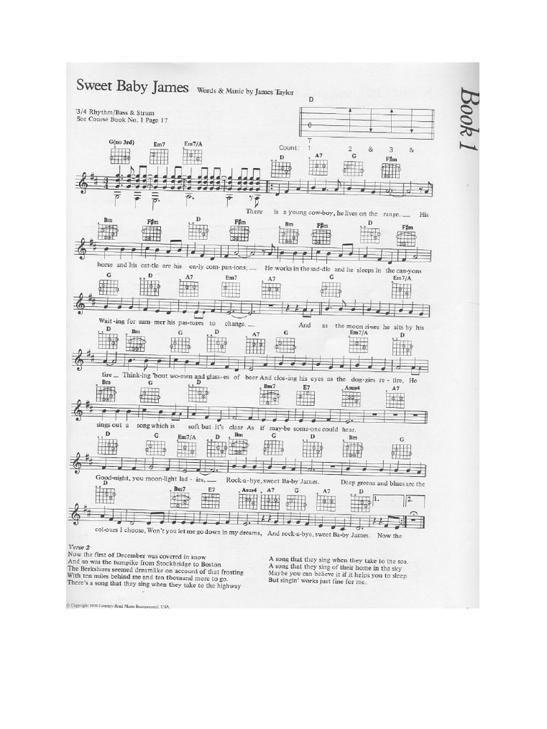 Sweet Baby James Pdf