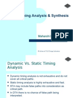Static Timing Analysis - Maharshi