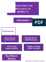 Engineering Mechanics Various Types of Motion Systems