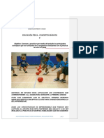 Conceptos Educacion Fisca Y Salud 5°