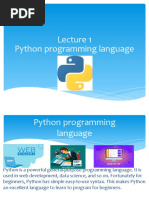 Introduction To Python