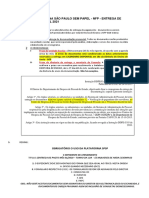 Regras Entrega de Pagamento Nfp Santos 20042021