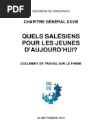 Quels salésiens pour les jeunes d'aujourd'hui