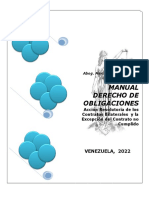 MANUAL DERECHO DE OBLIGACIONES PARTE IV-2022 MSC