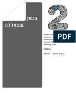 Numeros para Colorear