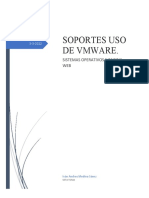 SOPORTES USO DE VMWARE