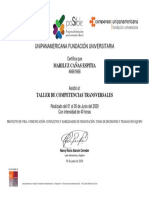 Diploma Competencias Transversales