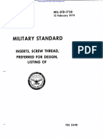Military Standard: Inserts, Screw