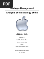 Strategic Management Analysis of The Strategy of The: Prof. Dr. Christian Buer