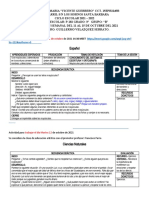 Planeacion Del 11 Al 15 de Octubre de 2021