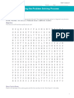 Word Search: Activity Guide - Using The Problem Solving Process