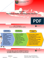 Penilaian Aksi 5 - Pembinaan Kader Pembangunan Manusia