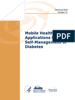 Technical Brief 31 - Mobile Health Applications For Self Management of Diabetes