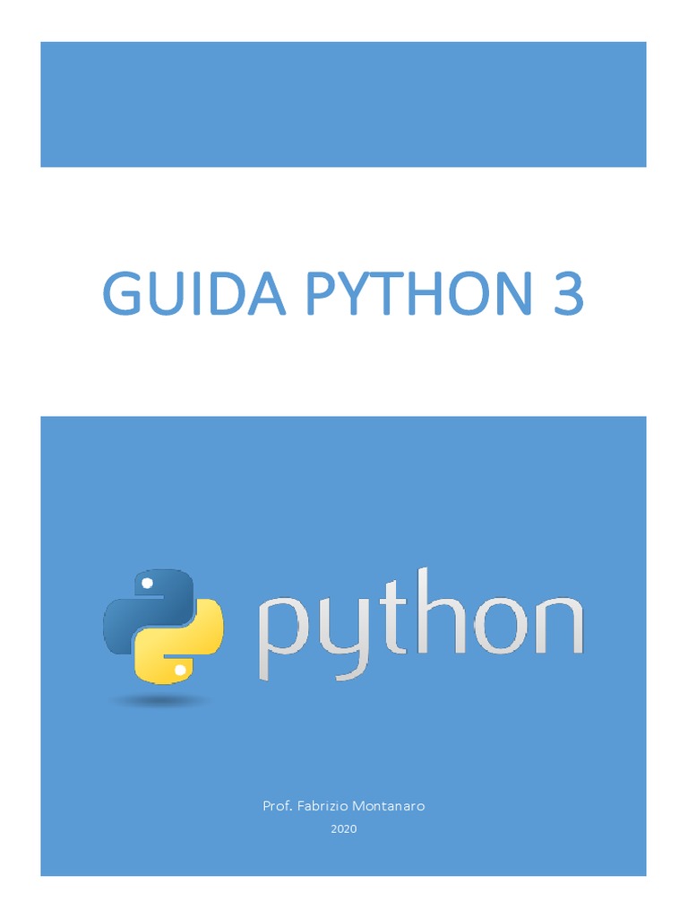 Guida python 3 pdf