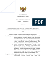 Draft Peraturan Bupati Tentang SSH Dan SBU Kabupaten Fakfak Tahun 2020