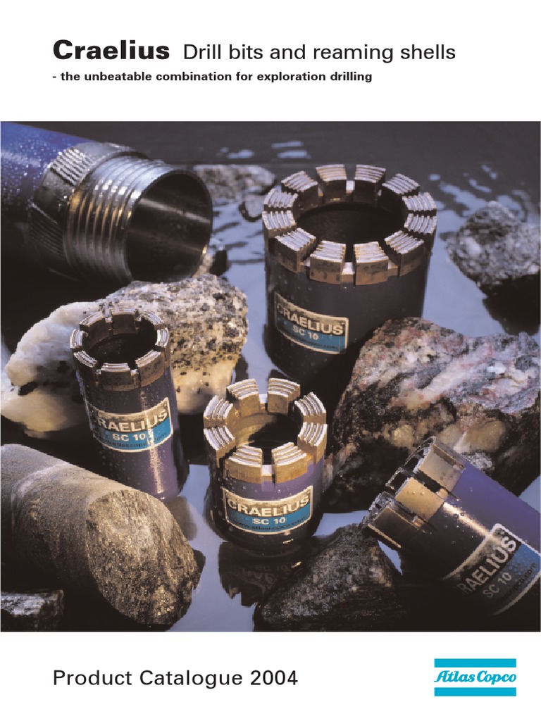 Atlas Copco Craelius Bits | PDF | Diamond | Drilling