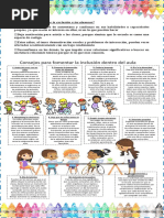 ¿Por Qué Es Importante La Inclusión de Los Niños en La Escuela