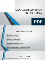 Educacion Superior en Colombia