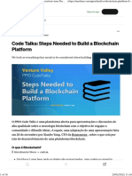 Code Talks Etapas Necessárias para Construir uma Plataforma Blockchain | por PPIO | ppio | Médio