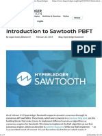 Introdução Ao Sawtooth PBFT - Fundação Hyperledger