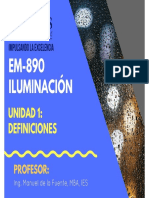 Presentacion (UNIDAD 1 - DEFINICIONES) Curso Iluminacion FIDELITAS